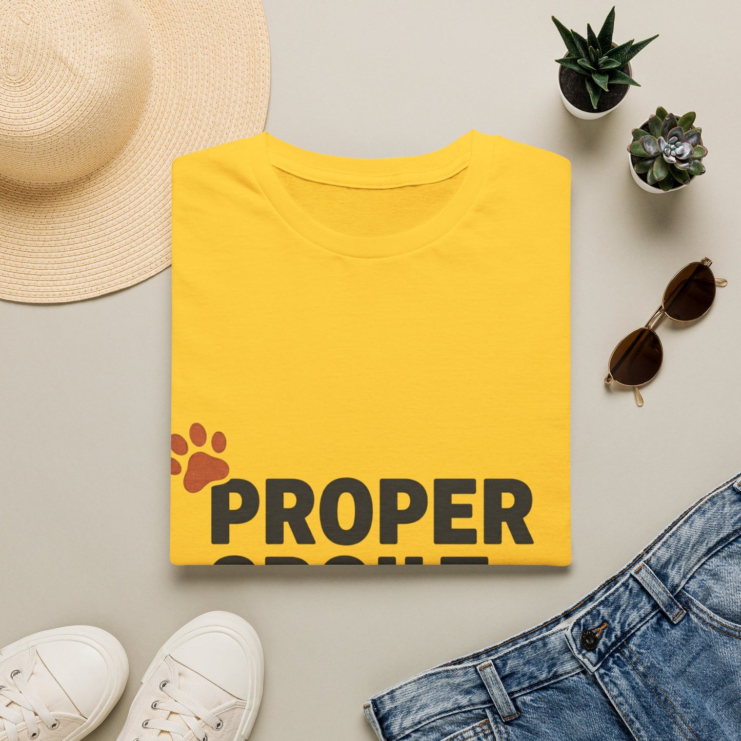 Proper Spoilt Dog Owner T-Shirt | Funny British Pet Lover Gift