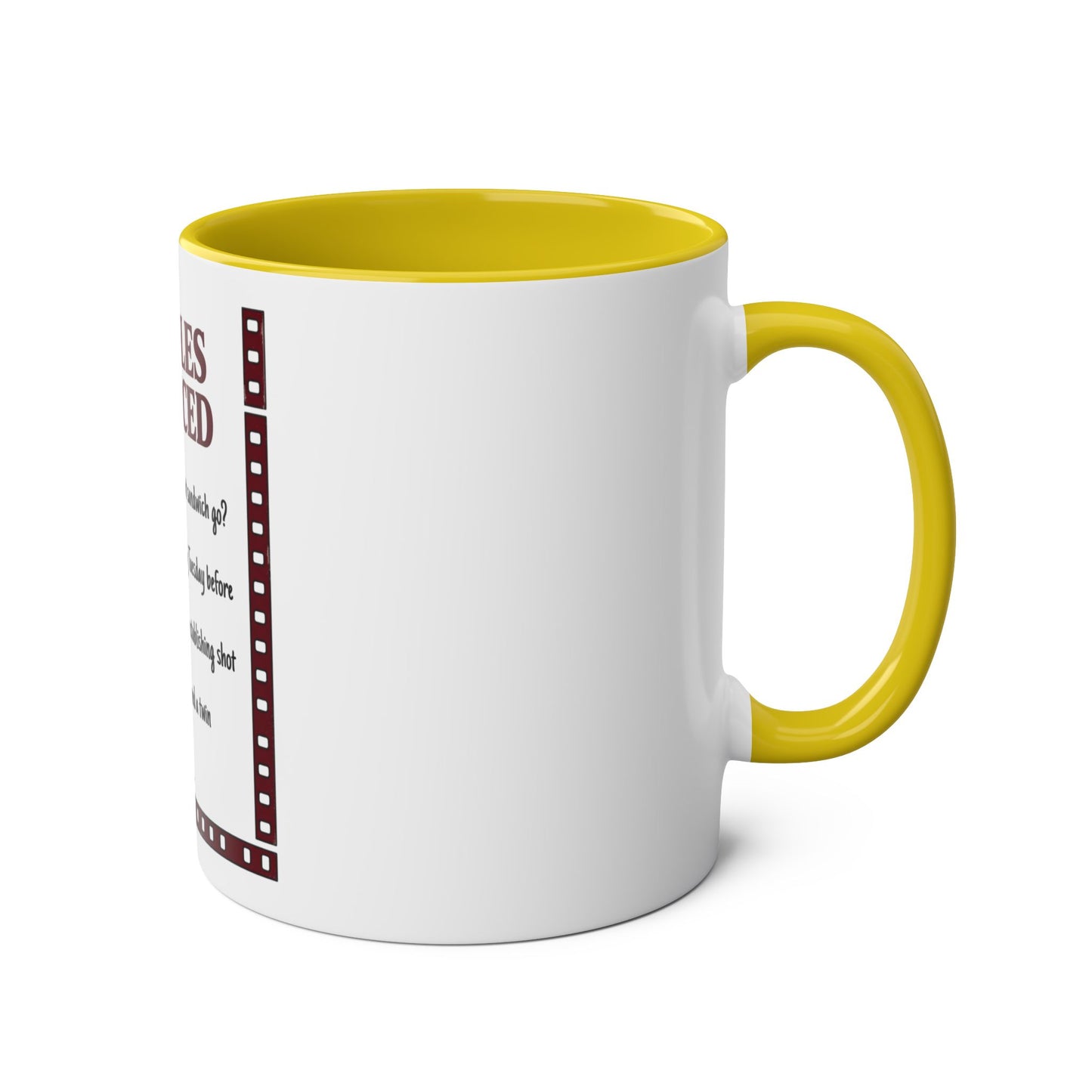 Plot Holes I've Noticed Mug | Film Buff Gift | Movie Lover Coffee Cup
