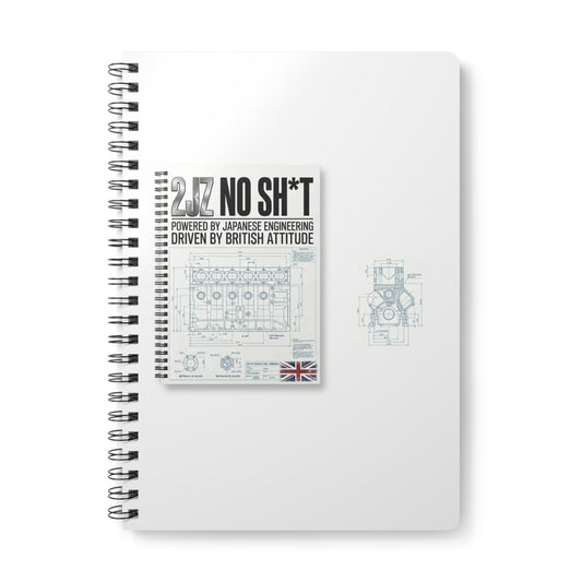 2JZ No Sh*t Japanese Engineering Notebook | JDM Tuner Gift
