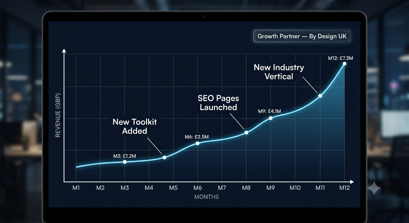 Growth Partner — £999/month │ UK Based Developer │ By Design UK