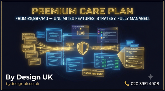 Standard Care — Monthly SaaS Support with Feature Updates & Priority Fixes | £1,497–£3,500/mo | By Design UK