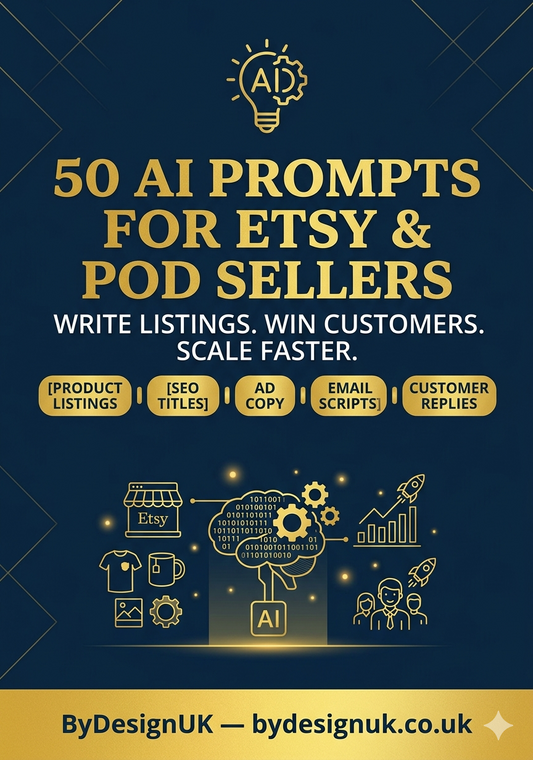 Etsy shop owners, POD sellers, creative entrepreneurs