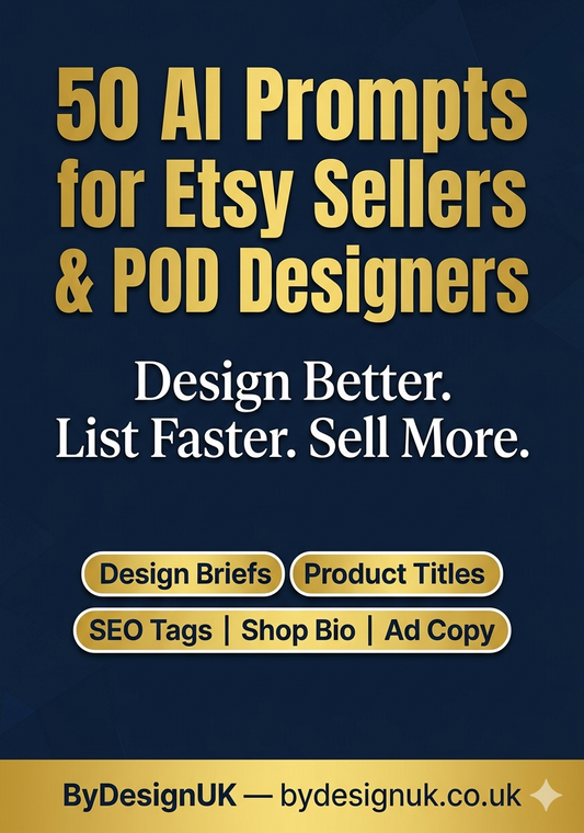 UK Etsy sellers & POD designers