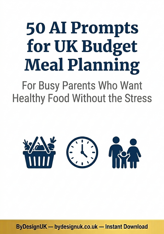 Time-poor British parents and caregivers looking to automate healthy meal planning on a budget