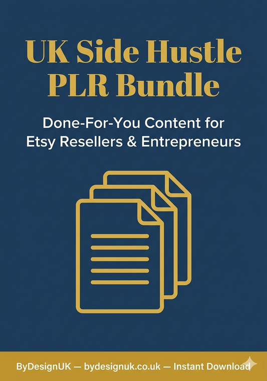 UK entrepreneurs, side hustlers, Etsy resellers