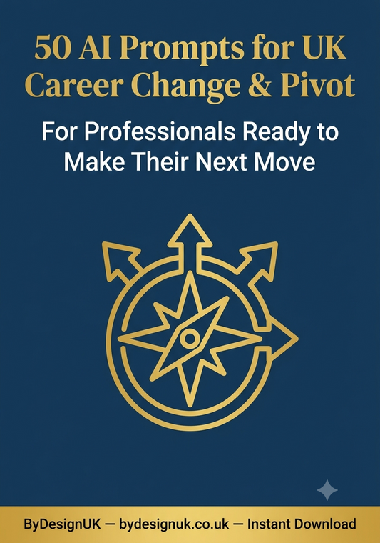 UK professionals aged 30-55 pivoting careers post-redundancy or seeking fulfillment